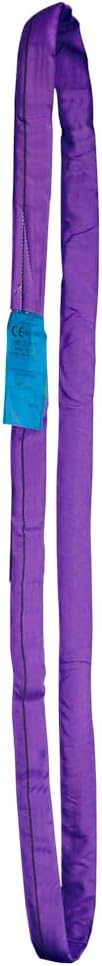 PONSA. 1t-1m. Endless Round Sling. 1000 kg - E.W.L. 1 Meter (2 m Circumference). with Anti-Cut and Anti-Abrasion Treatment PONSAGARD