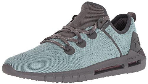 Under Armour メンズ HOVR SLK ゴーストスニーカー, チャコール(103)/バーゼルブルー, 30.5 cm