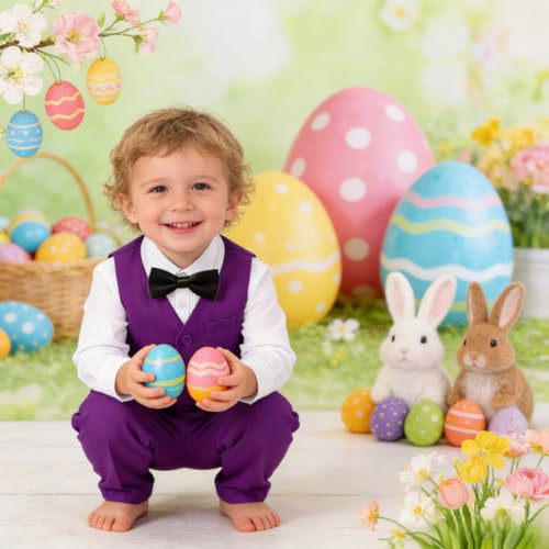 Image of Baby Boys Clothes Suits Toddler Formal Gentleman Wedding Outfit Dress 4Pcs Infant Suit Sets