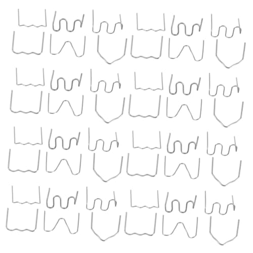 MUCKLILY 1200pcs Plastic Welding Staples Auto Stapler Bumper Repair Welding Wire Wave v Shape for Car Restorati