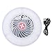 Ventilador Portátil para Acampar con Linterna LED, Ventilador de Tienda USB 2 en 1 con Gancho para Colgar Luz de Relleno Recargable de bajo Ruido Y Ventilador para Tienda de Campaña, Automóvil, RV