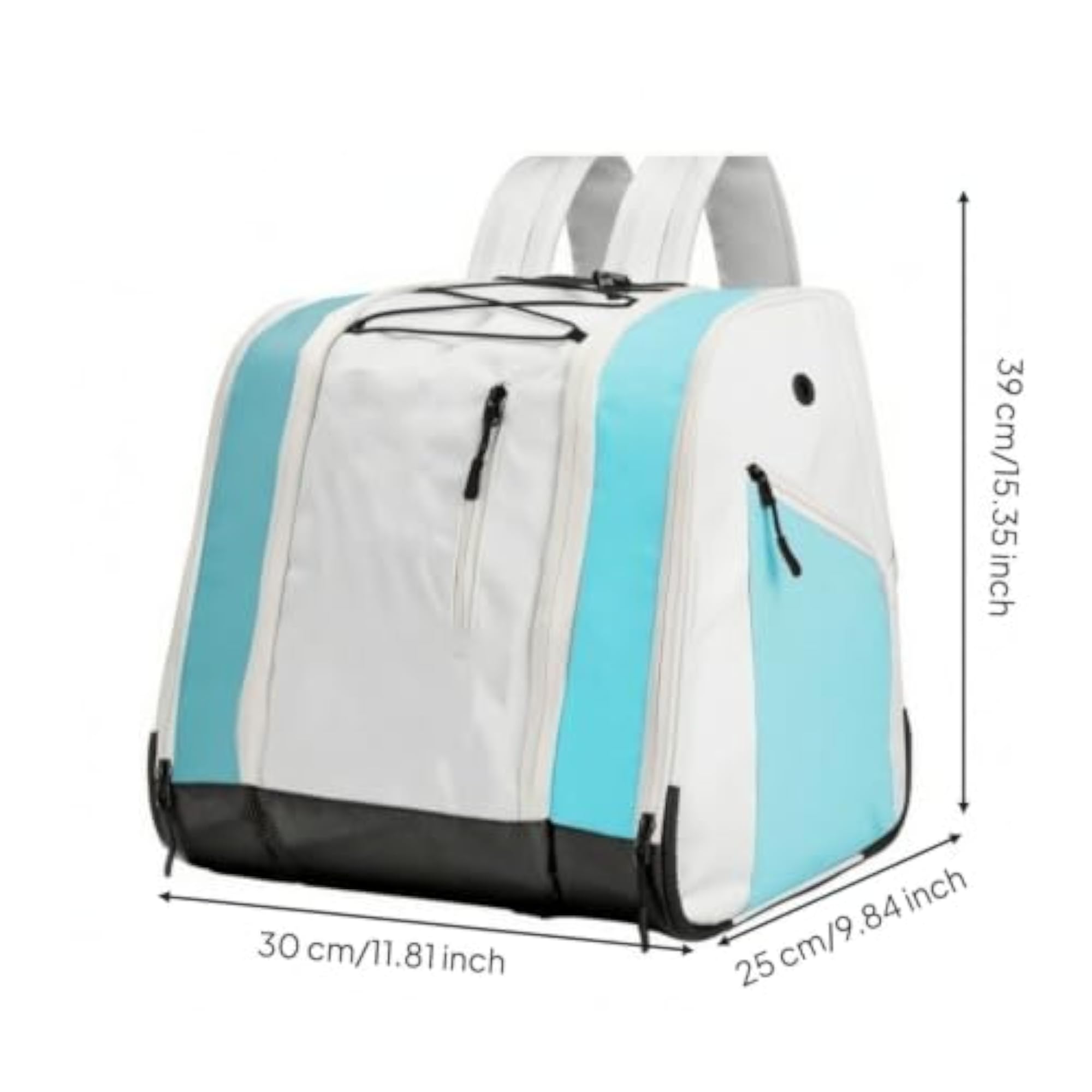 Waterproof Ski and Snowboard Gear Backpack with Ski-Boot Compartment