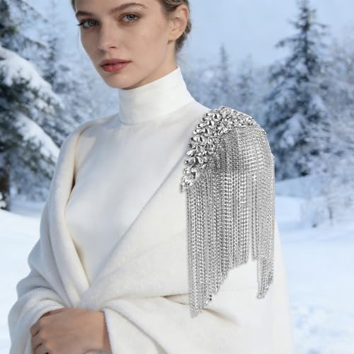 Épaulettes à franges strass pour transformer une veste basique