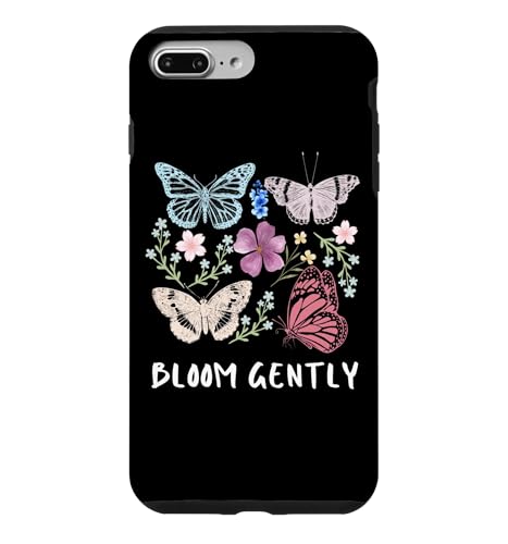 Bloom Gently Butterfly ? Cottagecore �\�t�g�Ŕ��������R �X�}�z�P�[�X iPhone 7 Plus/8 Plus �p