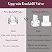 S9 Pro / S12 Pro Replacement Pump Parts - 6pcs Duckbill Valve and 4pcs Silicone Diaphragm - Compatible with Momcozy S12 Pro/S9 Pro,TSRETE,kmaier Breast Pump,Replacement Parts Accessories - BPA Free