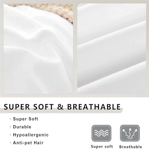 Parure de lit 240x260 housse de couette microfibre pour chambre - 3
