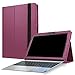 Lenovo MIIX 320 Case,Mama Mouth PU Leather Folio Stand Cover for 10.1" Lenovo MIIX 320 (10.1 Inch HD IPS Touch) 2in1 Tablet (with Auto Sleep/Wake Feature),Purple