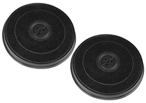AquaHouse Lot de 2 filtres à charbon actif compatibles avec hotte Ariston, Indesit E233, Merloni C00307666, C00090694, C00090823, C0005795