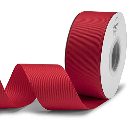 Humphrey's Craft 1-1/2 Inch Red Grosgrain Ribbon - 25 Yards For Wreath Crafts Diy Gift Wrapping Making Hair Bows Decoration Wedding Scrapbooking. #TOP12