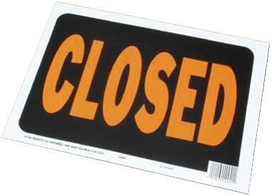 Hy-Ko Plastic Signs, 12 x 8.5, Durable Long-Lasting Contrasting Posted Signs for Outdoor Use for Businesses, Property, Clear & Easy to Read Informational Display