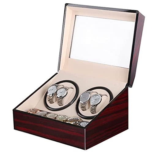 Boîtes de montre automatic watch box pour 4 montres avec un rangement de 6 bracelets