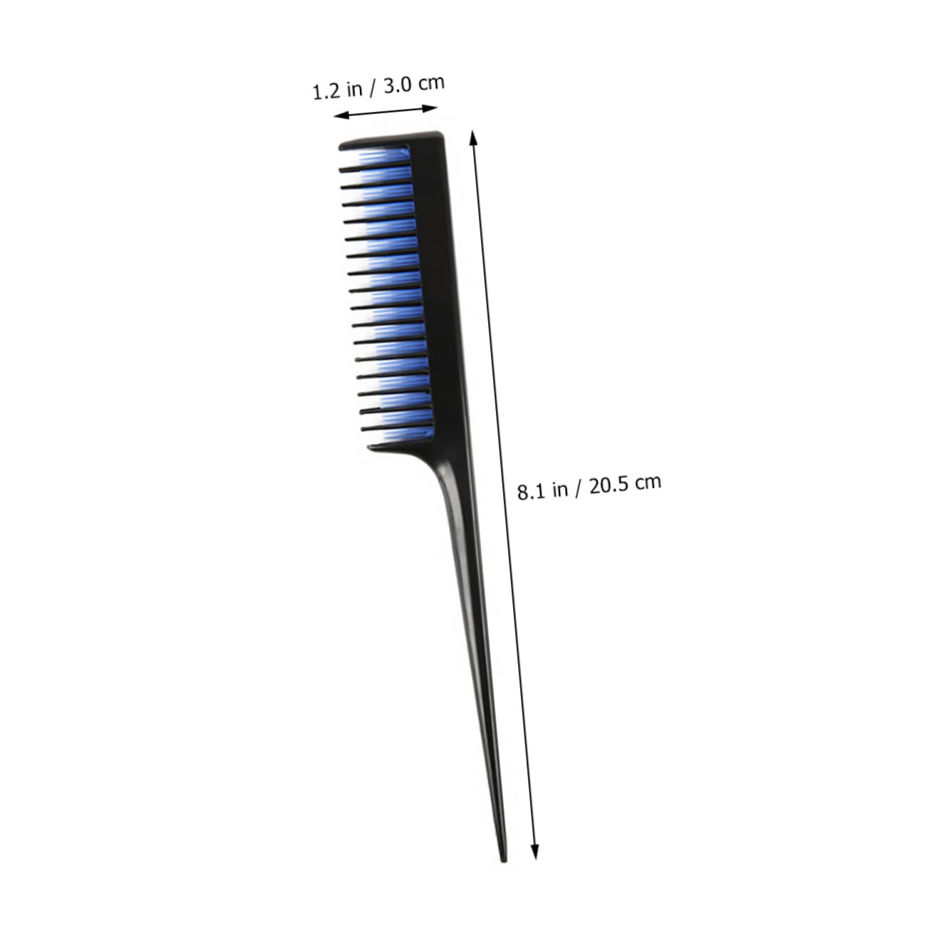 3 Pcs Handle Rat Tail Combs Detangling Hairdressing Combs for All Hair Types Lightweight Carbon Fiber Ideal for Parting Teasing and Styling