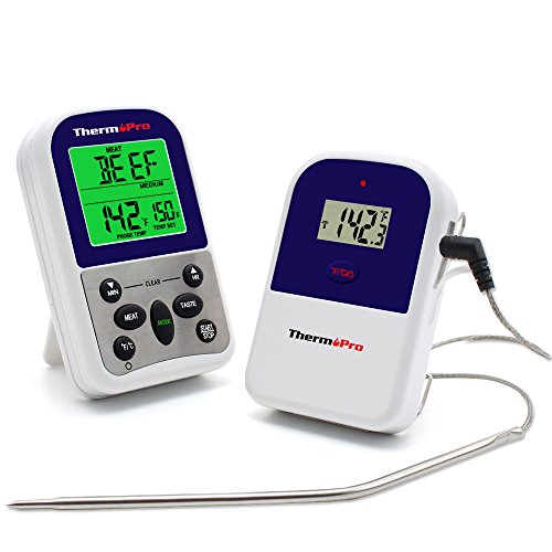 ThermoPro TP11 Wireless Remote Digital Cooking Food Meat Thermometer