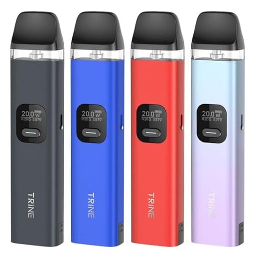 Innokin Trine Pod Kit – 1000mAh Removable Battery Vape E Cig Kit 2ml Refillable Capacity - Compatible with Innokin VCAP Pods – 3 in 1 E Cigarette Vape Kit