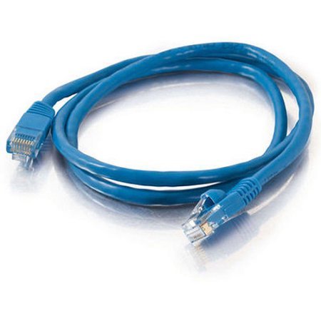 Cable de red C2G Cat5E Patch cord azul 2.13 m miniatura 2