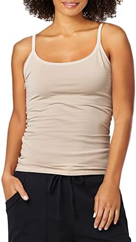Pact Women's Organic Cotton Camisole Tank Top with Built-in Shelf Bra,  Almond, Small, Champagne, Small : Buy Online at Best Price in KSA - Souq is  now Amazon.sa: Fashion