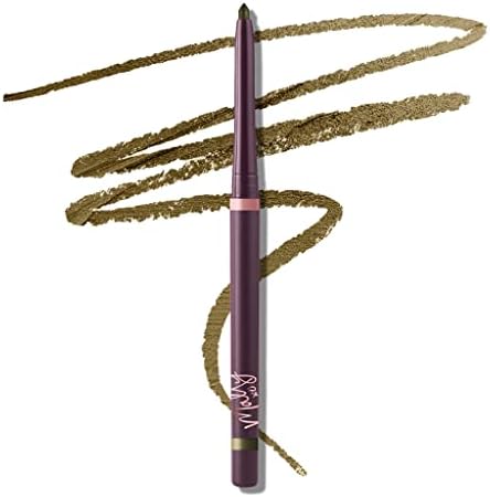 Mally Beauty Evercolor Gel Waterproof Eyeliner - Deep Sage - Creamy Long-Lasting Smudge-Proof Gel Formula - Retractable Eye Liner
