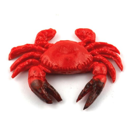 MyTinyWorld 2 x Dolls House Miniature Large Red Crabs