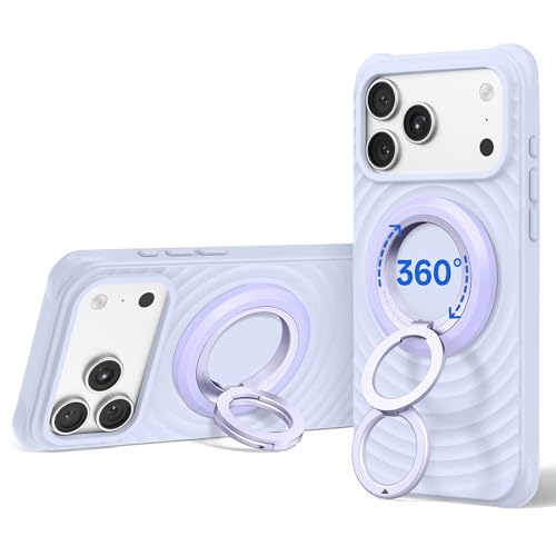 Image of SYNCWIRE Magnetic Phone Ring Holder, for MagSafe Phone Grip Stand Kickstand | 360 Rotation, Double-Sided Magnet, Cell Phone Grip Finger Holder, for iPhone 17 16 15 14 13 12 Pro Max, MagSafe Accessories