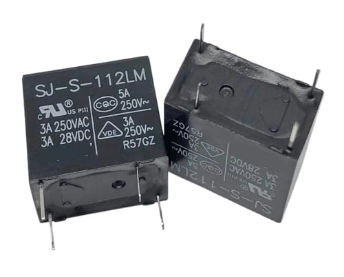 Relais 4 broches SJ-S-105DM 5V commutation stable 5A format 32F-1A - 5