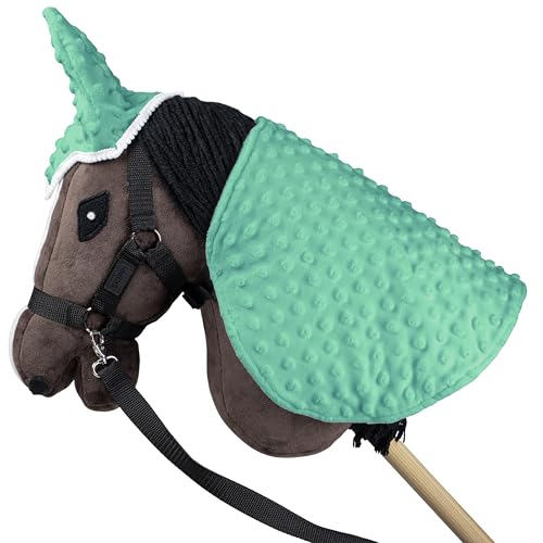 SKIPPI Couverture et Bonnet pour Hobby Horse - Menthe, Hobby Horse Accessoire