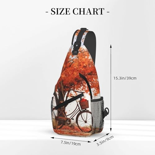 Bolso tipo Sling unisex negro para viaje y senderismo miniatura 2