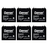 Mighty Max Battery 8V, 170Ah, AGM, Dual Terminal, Replacement Battery Compatible with Deep Cycle Golf Cart US8VGC - 6 Pack