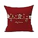 Produktbild Nunubee Weihnachten Baumwolle Leinen Kissenbezug Platz Dekorative Akzente Setzen Fall Sofa Kissen Art 11