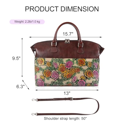 Image of Genuine Leather Handbags for Women Satchel Tote Bags Top Handle Bags