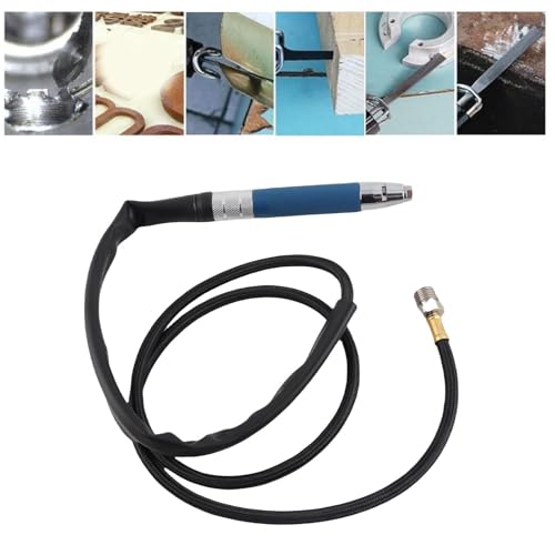 YUMILI Micro Stabschleifer, 1/4 Mini Druckluft Stabschleifer, 70000U/min Micro Air Pencil sterben Grinder, Bleistiftstempel -Luftrinker Einstellbar zum Reinigen, Anfasen, Schleifen, Gravieren