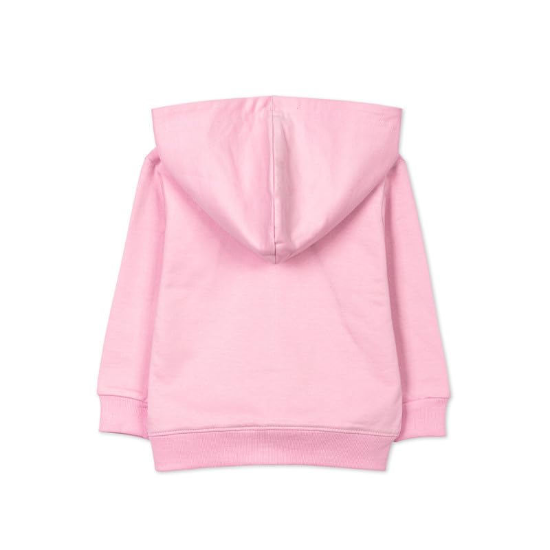 ARIEL Kids Cotton Fleece Full Sleeve Hoodie Sweatshirt for Boys and Girls (BABYPRINCESSHOOD-34YRS) Pink - Image 7 thumbnail