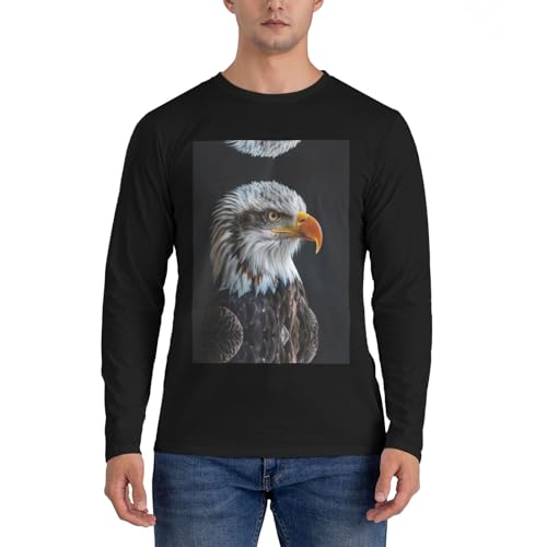 Chemise homme à manches longues imprimé aigle classique et tendance