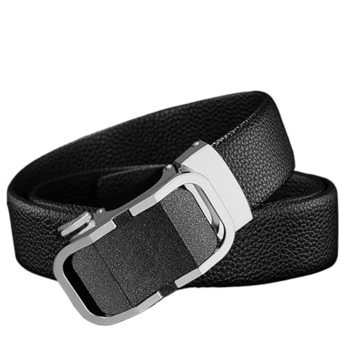 JSEIAJB Automatic Buckle Men's Belt Business Middle-aged And Young Pants Belt