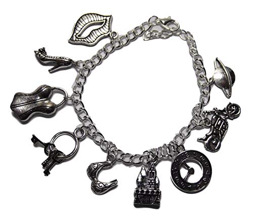 EC Trading Horror Picture Show (9 Themed Charms) Assorted Metal Charm Bracelet