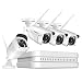 Produktbild ANNKE 8CH HD 1080P Funk Überwachungskamera System Wireless HDMI NVR mit 4 Außen 1080P WLAN Kamera Video Überwachungsset Indoor / Outdoor, 30M IR Nachtsicht, Schnellzugriff, Bewegungserkennung(no HDD)