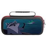 Produktleistung: Diese Spielkonsolen-Aufbewahrungstasche kann Ihre Switch-Spielkonsole, Joycon und Spielkarte, Headset, Ladekabel und anderes kleines Switch-Zubehör leicht halten.