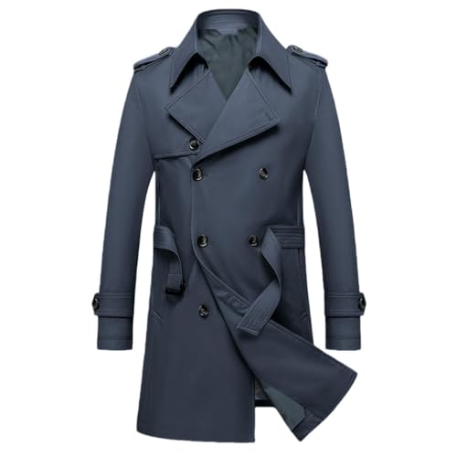 Manteau mi-longue homme idéal pour vos sorties urbaines de mi-saison avec ceinture