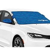 FrostGuard Deluxe | Full-Coverage Car Windshield Cover for Ice and Snow, Standard Size - Wiper Bl...