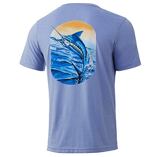 T-shirt Huk Men's Tuna Snacks anti-humidité pour rester au sec en mer