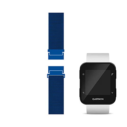 C2D JOY Sport Mesh Strap Compatible with Garmin forerunner 35/30 and Approach S10 Replacement Strap - Blue,large