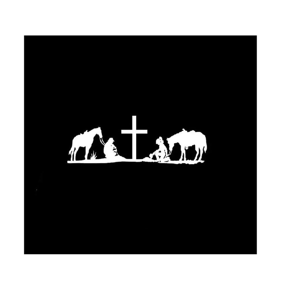 Cowboy Cowgirl Home Rodeo Cross Horse Fashion Car Stickers for Laptop Water Bottle Car Truck