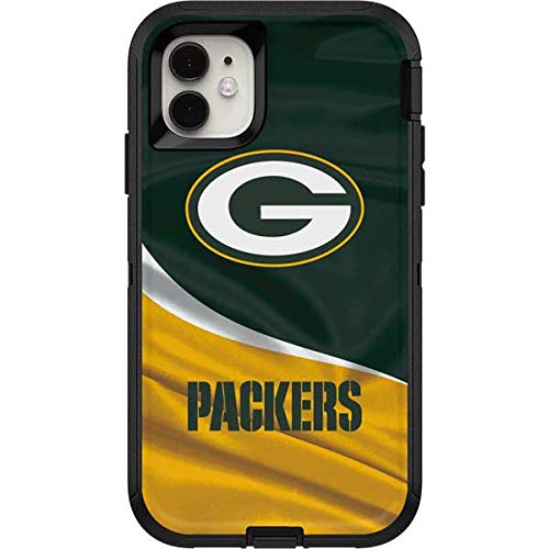 Skinit Decal Skin Compatible with OtterBox Defender iPhone 11 Case - Officially Licensed NFL Green Bay Packers Design