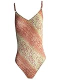 atmunsaktiv, schnelltrocknend Solar Tan Thru Badeanzug 100526 braun, Gr. 38