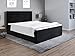Produktbild MEB INTERIOR Bett mit Bettkasten Kontinentales Bett mit dekorative Kopfteil Doppel Boxspringbett mit Matratze Schlafzimmer komplett Set - Harley - 140 x 200 - (Jasmine 100 140x200)