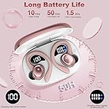 Wireless Earbuds Sport with App, Bluetooth 5.4 Headphones 3D-Stereo Deep Bass Ear Buds, 4 ENC Noise Cancelling Mic Earphones, 50+Hrs USB-C IP-X7 Waterproof in Ear Headset Android iOS for Running Gym - Image 7