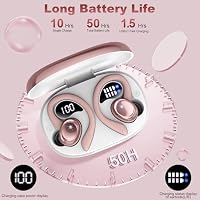 Bluetooth 5.4 Kopfhörer Sport, 2026 Neu In Ear Kopfhörer Kabellos Bluetooth mit 6D Stereo/4 ENC Mic, 50H Noise Cancelling Ear buds, Over-Ear Sportkopfhörer mit Ohrhaken, IP7 Wasserdicht Ohrhörer – Ansicht 5