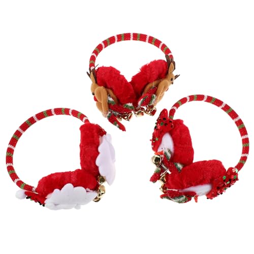 Orejeras Navideñas YARNOW de 3 Piezas, Regalo de Felpa para Niñas y Mujeres