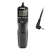 SHOOT RS-60E3 LCD Timer Remote Controller Shutter Release Cord Trigger for Canon EOS 700D 650D 600D 550D 500D 1100D 60D 70D, PowerShot G16 G15 G12 G11,T6i, T6S, T5 T5i T4i T3i T3 T2i T1i XT XTi XSi