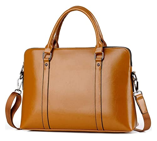 Briefcases Vintage Messenger Handbag,Laptop Handbag Bussiness Shoulder Bag Satchel Case Sleeve for Notebook2