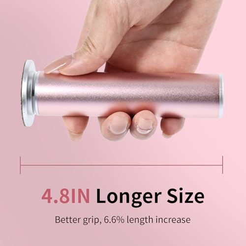 image for AprElm 4.8IN Longer Electric Foot Callus Remover with 80pcs Sandpaper 